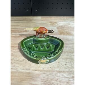 Rosemeade North Dakota Ashtray Pheasant BROKEN TAIL